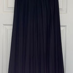 Alfred Dunner  Black Pleated Pull On Midi Skirt Photo 0