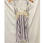 Eberjay Y2K Babydoll Lace Mesh Floral Bow Tie Coquette Blouse Top Medium Photo 1