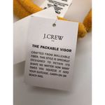 J.Crew Terry Cotton Visor Packable Mustard Yellow BI442 Women's One Size OS NWT Photo 7