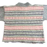 Jeffrey Rogers 1980’s100% Wool Cozy Pink/Gray Snowflake Christmas sweater S M Pink Size M Photo 7