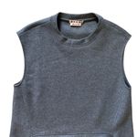 Marni Gray Tunic Dress Wool Sideswept Hem Symmetrical Minimalist IT 42/US 6 Silver Photo 4