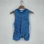 Abound  Blue White Stripe Tie Front Sleeveless Tank Top Women's Size Medium Photo 1