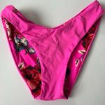 Maaji  Parade Reversible Bikini Top & Bottom SET Fuchsia Agate Floral Size Small? Photo 3