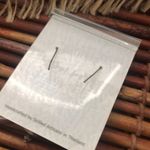 Tiger Mountain Glass Bead Sterling Earrings NWT Purple Photo 3