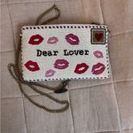 Dear Lover White and Red Crossbody Bag Photo 3