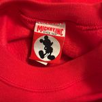 Vtg 1996 Mickey, Inc Walt Disney World 25 Anniv Sorcerer Mickey Sweatshirt Sz XL Red Photo 3