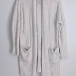 Barefoot Dreams Barefoot Dream Cozychic Cardigan Midi Long Pockets Cream Size Medium Photo 0
