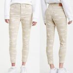 Levi's 720 High Rise Super Skinny Crop Jeans Tan Camo Camouflage Cropped Ankle Photo 1