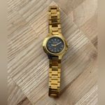 Bulova  Accutron Super Rare Ladies Vintage Watch Brown Oval Dial Gold Bracelet Photo 5