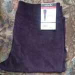 Rafaella purple velour comfort stretch waist trousers sz 10 Photo 1