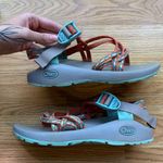 Chacos Double Strap Sandals Gray Blue Orange Photo 3