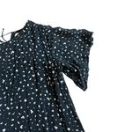 Cloth & Stone  Anthropologie Fun Print Shift Dress Black White Size Small Petite Photo 3