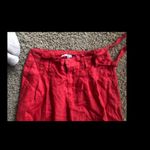 Forever 21 F21 Linen paper bag pants Sz S Photo 4