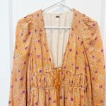 Free People  Womens Boho Flowy Tiered Maxi Dress Size Medium Cottagecore Gypsy Photo 2