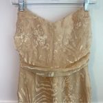 Sabo Skirt NWT Sabo Luxe Tan Sahana Drape Mini Dress Photo 9
