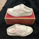 Vans upland white pink mules clogs slip on shoes women’s 7 new in box Photo 6