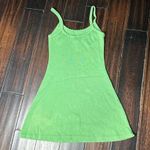 Los Angeles Apparel Spaghetti strap mini dress flower hand painted design casual bohemian Photo 3