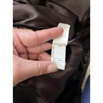 wilson's leather Vintage 80s Wilson’s Leather Brown Collared Button Front Jacket Lg W/flaws Photo 3