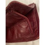 Speci Italian leather Clutch Purse Gold Chain Strap Flap Closure Evening Bag Red Photo 8