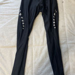 Pearl Izumi  Black Cycling Biking Zip Ankle Leggings Pants Drawstring Elastic Photo 0