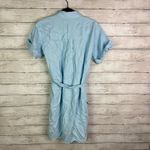 Madewell J Crew Factory Linen Blend Shirt Dress Size Small Photo 4