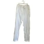 CP Shades Hampton Linen Pants White Coastal Minimal NWT Womens L Photo 1