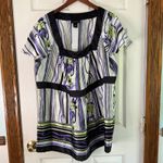 Lane Bryant ‎ Floral Blouse Striped Empire Waist Top Plus Size 22/24 Photo 6