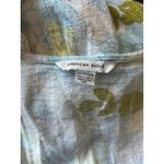 American Eagle  Blue, Yellow and White Flower Romper Photo 4