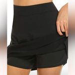 Boutique Soft Stretch Skort Black Women's Skirt Shorts Underneath 3X 18 Photo 1