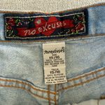 Vintage 80s 90s No Excuses High Rise Scottie Dog Embroidered Denim Mom Shorts M Blue Size 29 Photo 6