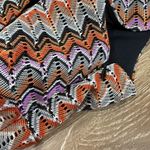 Ramy Brook  Zig-Zag Cami Knit Ruffle Mini Dress Size 6 Soho Multi Photo 7