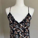 BP Black and Tan Lace Trim Cami Top Size 1X Photo 1
