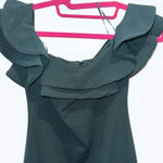 Mind Code ‎ Women Off the Shoulder Green Ruffled Mini Dress Size S Photo 1