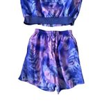 PRINCE Vintage Women's Purple Windbreaker Shorts Set Size Small Photo 4