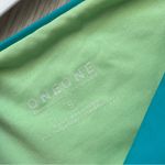 OneOne Colorblock Swim Crop Top womens (small) bright colorful short sleeve neon Blue Photo 1