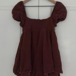 Princess Polly 100% Cotton Romper Shorts Short Sleeve Gauze Fabric Zip Up Photo 1