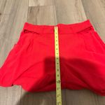 Monteau  Los Angeles linen cutout Wide-Leg Pants Vibrant Red size large Photo 7