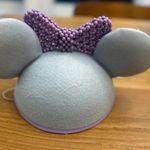 Disney Parks Minnie Mouse Beaded Purple Blue Ear Hat for Adults New With Tag Photo 6
