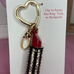 Betsey Johnson lipstick Handbag charm/keychain Photo 1