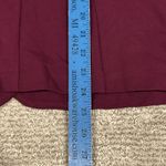 Fair Indigo Blazer Womens Medium Organic Pima Cotton Burgundy 3 Button Jacket Purple Photo 5