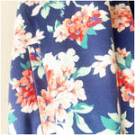 Lands' End Land’s End Women’s Plus Size 20W Floral Sheath Dress Blue Pockets Scoop Neck Photo 11