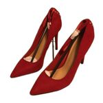 Anne Michelle  red worship ankle strap heels size 9 new Photo 2