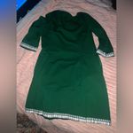 Tuckernuck Miguelina Embroidered Tunic Dress green fall preppy xs $255 casual Photo 11