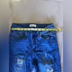 Women's Between US Jeans Wide Leg Jeans Size 9 . Light Blue Ripped In Front. 70s Photo 9