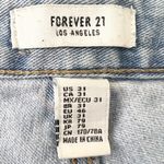 Forever 21 Distressed Ripped Light Wash Jeans Size 31 Photo 5