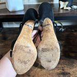 Bruno Magli Black Petal design peep toe heels size 6.5 Green Photo 4