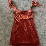We Wore What Revolve Danielle Bernstein  Velvet Ruffle satin strap dress holiday Photo 3