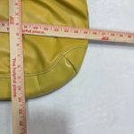 Nine & Co. Yellow Handbag Shoulder Bag Purse Faux Leather Retro Y2K Babydoll Photo 9