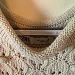 ZARA  Cream Textured Knit Sweater vest Photo 1