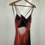 ALC Frank NEW A.L.C. Ariya Pleated Cutout Back Maxi Dress size 4 designer NWT Photo 5